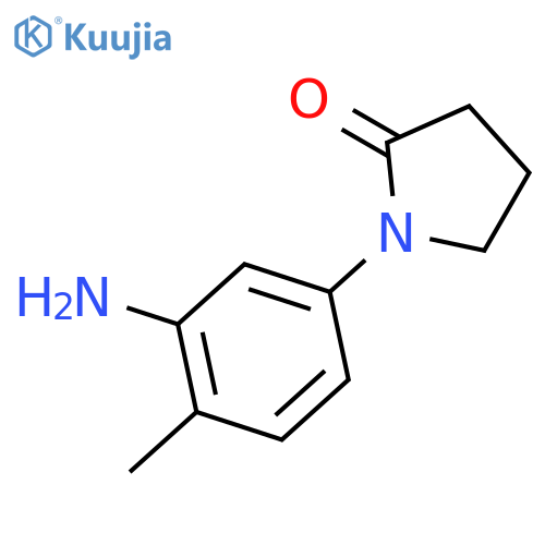 1-(3-amino-4-methylphenyl)-2-pyrrolidinone structure