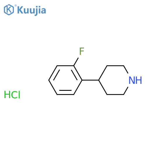 4-(2-Fluorophenyl)piperidine hydrochloride structure