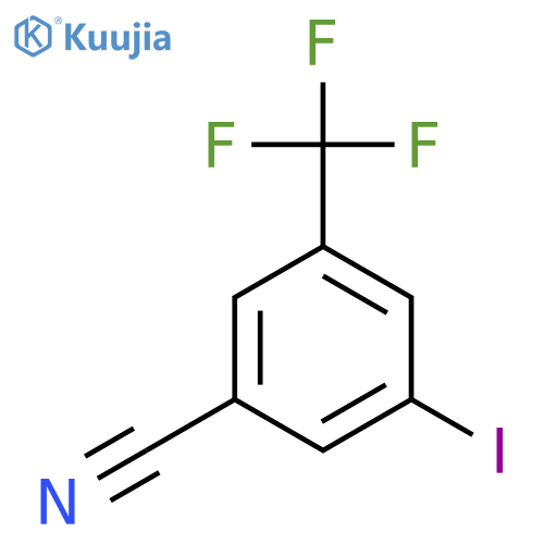 Benzonitrile, 3-iodo-5-(trifluoromethyl)- structure