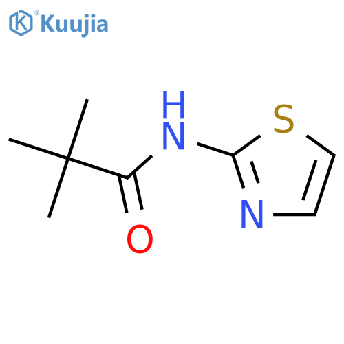 2,2-Dimethyl-N-thiazol-2-yl-propionamide structure