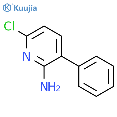 2-Amino-6-chloro-3-phenylpyridine structure