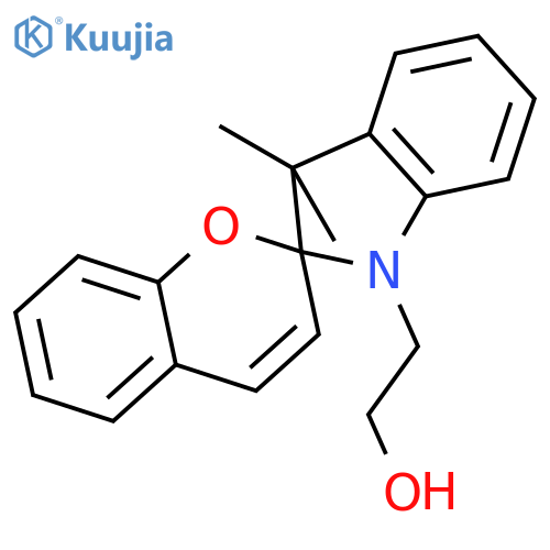 Spiro[2H-1-benzopyran-2,2'-[2H]indole]-1'(3'H)-ethanol, 3',3'-dimethyl- structure