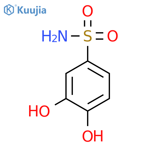 3,4-dihydroxybenzene-1-sulfonamide structure