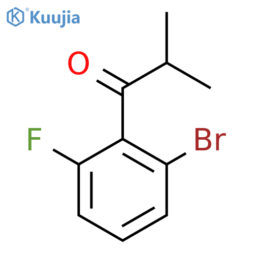 1-Propanone, 1-(2-bromo-6-fluorophenyl)-2-methyl- structure