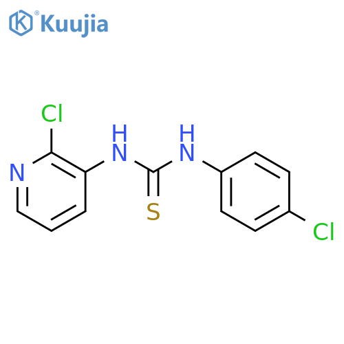 1-(4-Chlorophenyl)-3-(2-chloropyridin-3-yl)thiourea structure