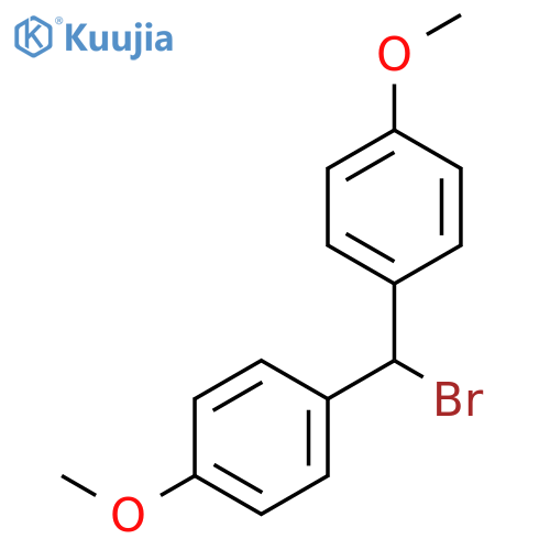 Benzene, 1,1'-(bromomethylene)bis[4-methoxy- structure