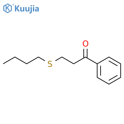 1-PROPANONE, 3-(BUTYLTHIO)-1-PHENYL- structure