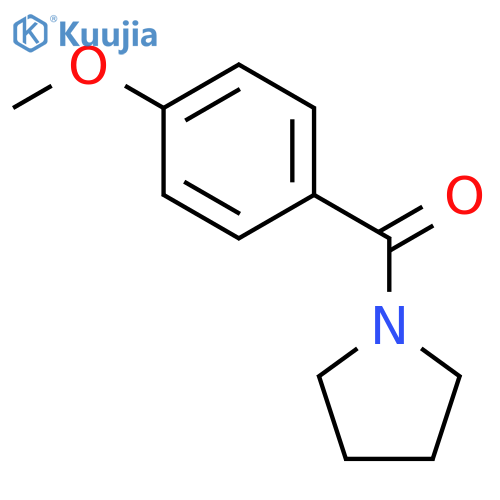 Pyrrolidine, 1-(4-methoxybenzoyl)- structure