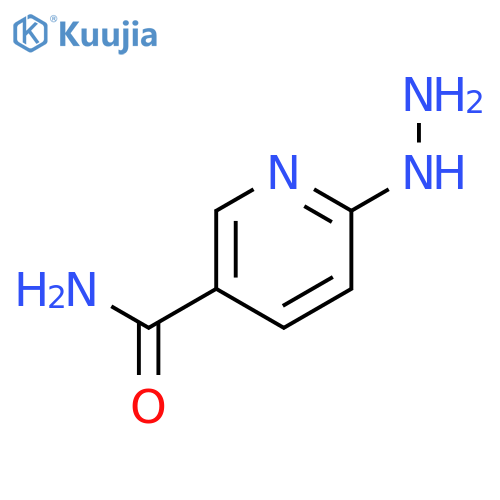 6-hydrazinylpyridine-3-carboxamide structure