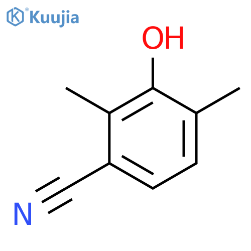 2,4-Dimethyl-3-hydroxybenzonitrile structure