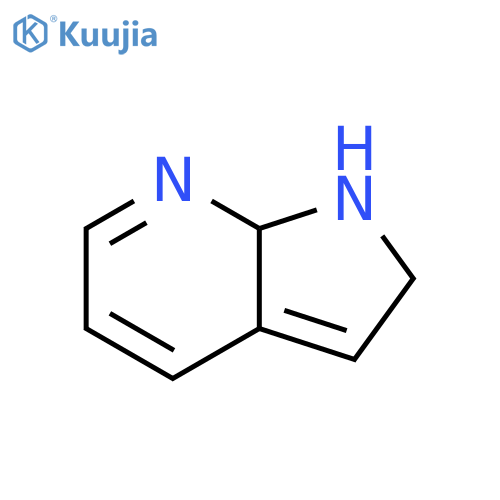 1H-Pyrrolo[2,3-b]pyridine,2,7a-dihydro-(9CI) structure
