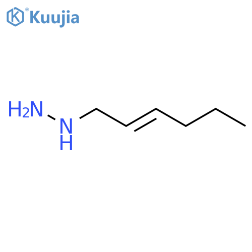 (hex-2-en-1-yl)hydrazine structure