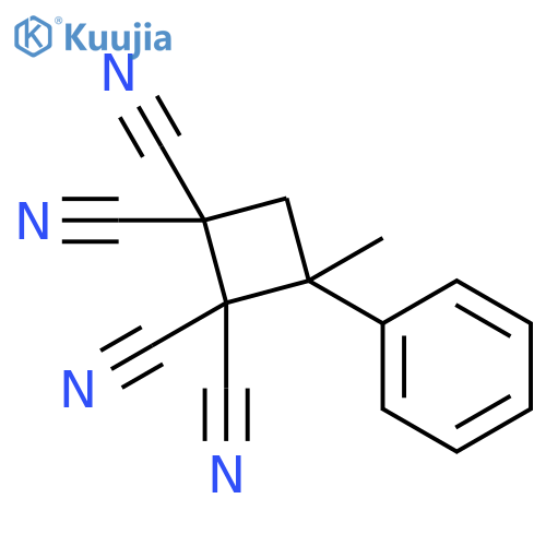 1,1,2,2-Cyclobutanetetracarbonitrile, 3-methyl-3-phenyl- structure
