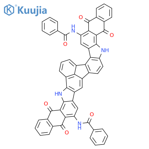 N,N'-(5,6,12,17,18,24-hexahydro-5,12,17,24-tetraoxodinaphth[2,3-i:2',3'-i']indeno[4,3-ab:2,1-c']dicarbazole-11,23-diyl)bis(benzamide) structure