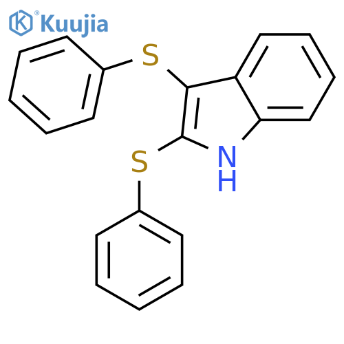 1H-Indole, 2,3-bis(phenylthio)- structure