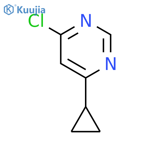 4-Chloro-6-cyclopropylpyrimidine structure