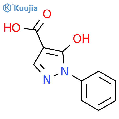 5-Hydroxy-1-phenyl-1H-pyrazole-4-carboxylic acid structure