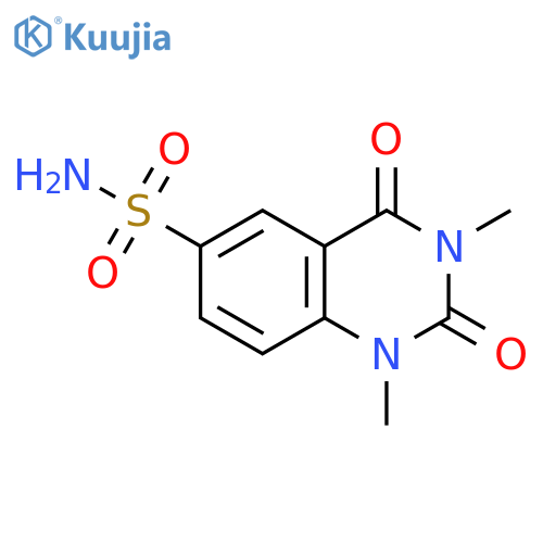 1,3-dimethyl-2,4-dioxoquinazoline-6-sulfonamide structure