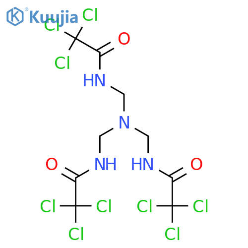 Acetamide, N,N',N''-[nitrilotris(methylene)]tris[2,2,2-trichloro- structure