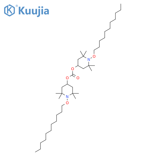 4-Piperidinol, 2,2,6,6-tetramethyl-1-(undecyloxy)-, 4,4'-carbonate structure