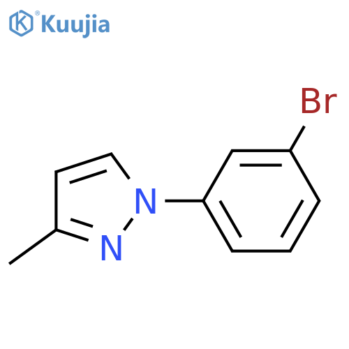 1-(3-Bromophenyl)-3-methyl-1H-pyrazole structure
