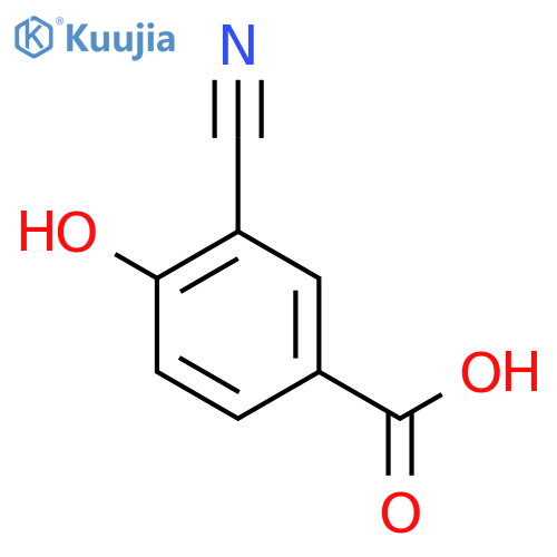 3-Cyano-4-hydroxybenzoic acid structure