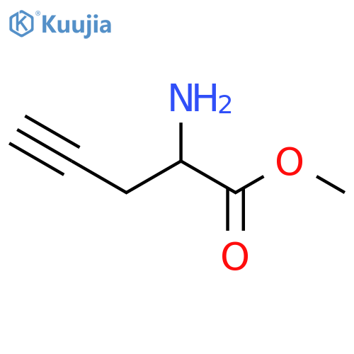 methyl 2-aminopent-4-ynoate structure