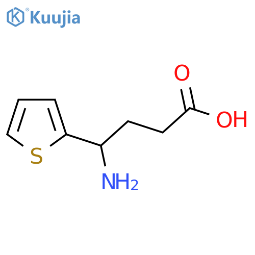 4-amino-4-(thiophen-2-yl)butanoic acid structure