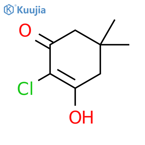 2-chloro-3-hydroxy-5,5-dimethylcyclohex-2-en-1-one structure