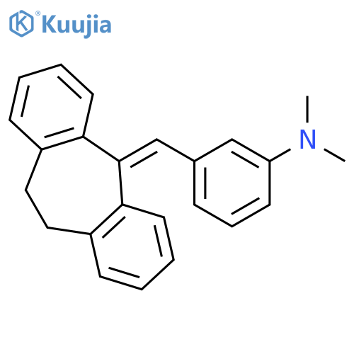 3-((10,11-Dihydro-5H-dibenzo[a,d][7]annulen-5-ylidene)methyl)-N,N-dimethylaniline structure