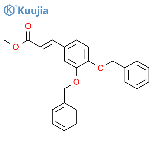 Methyl 3-[3,4-bis(benzyloxy)phenyl]prop-2-enoate structure