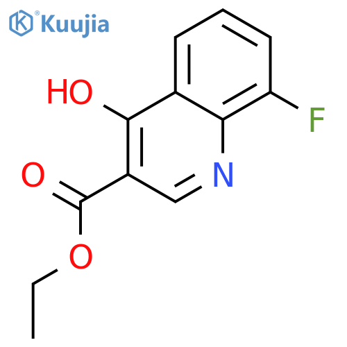 Ethyl 8-fluoro-4-hydroxyquinoline-3-carboxylate structure