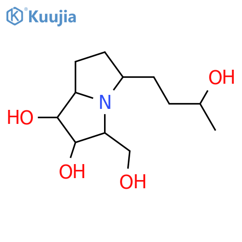 1,2,7-Trihydroxy-5-(3-hydroxybutyl)-3-(hydroxymethyl)-1H-pyrrolizidine; (1R,2R,3R,3'ξ,5R,7R,7aR)-form, 7-Deoxy structure
