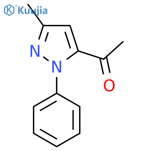 1-(3-methyl-1-phenyl-1H-pyrazol-5-yl)ethan-1-one structure