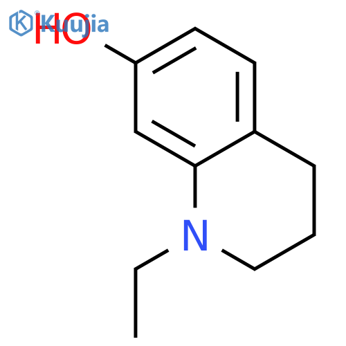 1-Ethyl-1,2,3,4-tetrahydroquinolin-7-ol structure