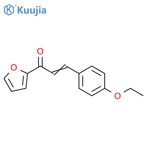 (2E)-3-(4-ethoxyphenyl)-1-(furan-2-yl)prop-2-en-1-one structure