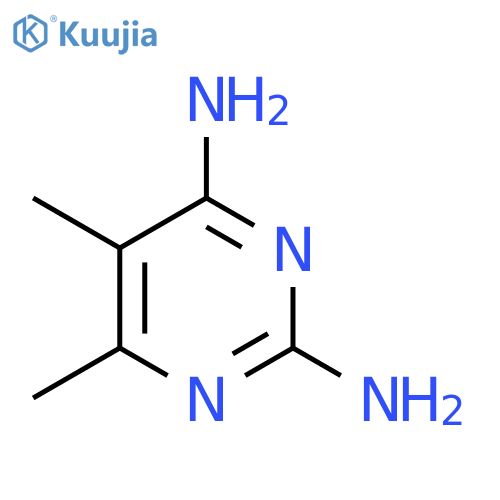 2,4-Pyrimidinediamine, 5,6-dimethyl- (9CI) structure