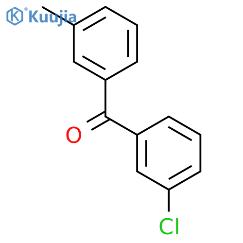 3-Chloro-3'-methylbenzophenone structure