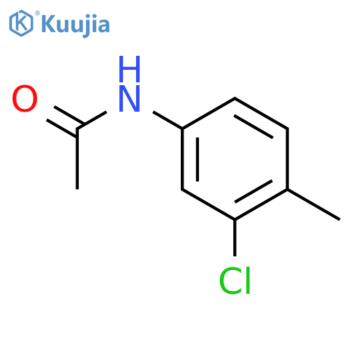 N-(3-chloro-4-methylphenyl)acetamide structure
