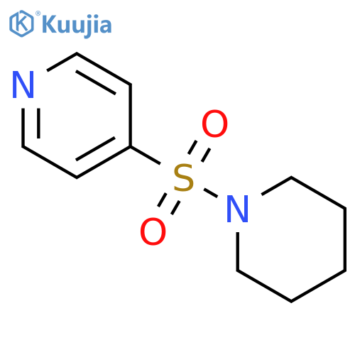 Piperidine, 1-(4-pyridinylsulfonyl)- structure