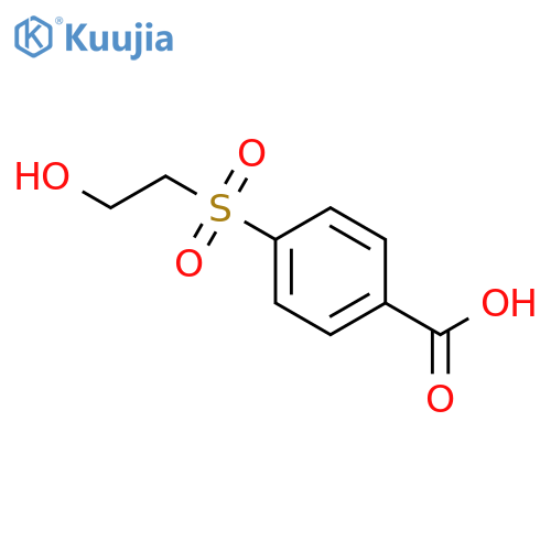 BENZOIC ACID, 4-[(2-HYDROXYETHYL)SULFONYL]- structure