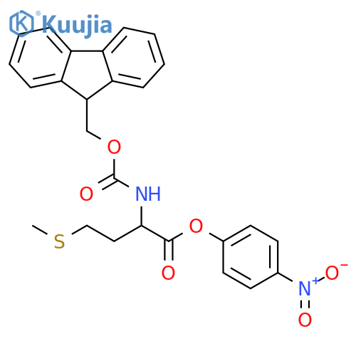 L-Methionine,N-[(9H-fluoren-9-ylmethoxy)carbonyl]-, 4-nitrophenyl ester structure