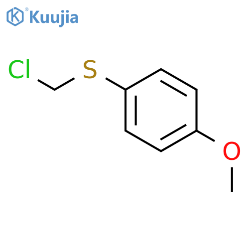 1-(chloromethyl)sulfanyl-4-methoxybenzene structure