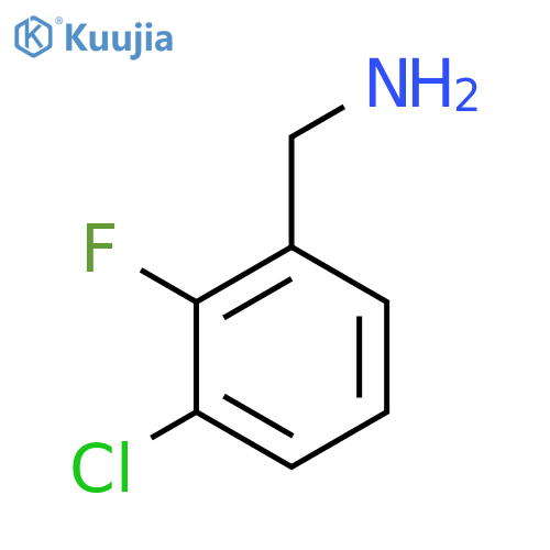 3-Chloro-2-fluorobenzylamine structure