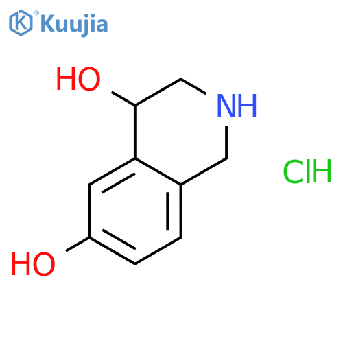 1,2,3,4-Tetrahydro-4,6-isoquinolinediol Hydrochloride structure