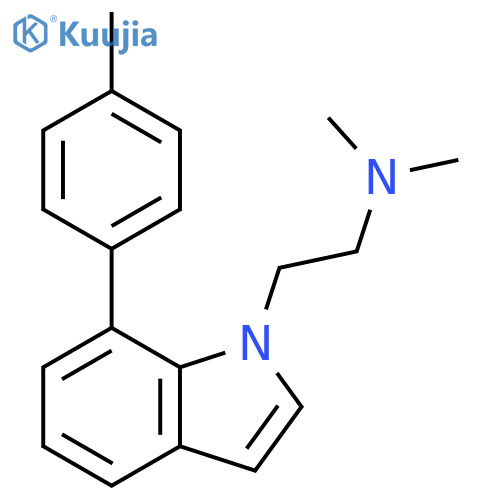 1H-Indole-1-ethanamine, N,N-dimethyl-7-(4-methylphenyl)- structure