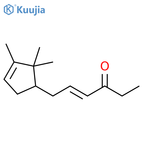4-Hexen-3-one, 6-(2,2,3-trimethyl-3-cyclopenten-1-yl)-, (4E)- structure