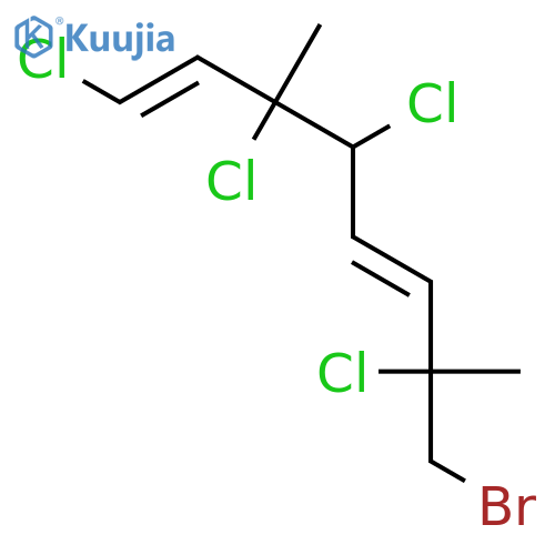 (1E,5E)-8-bromo-1,3,4,7-tetrachloro-3,7-dimethylocta-1,5-diene structure