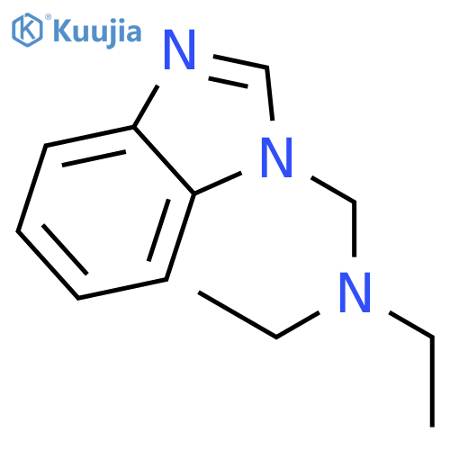 n-(1h-benzo[d]imidazol-1-ylmethyl)-n,n-diethylamine structure