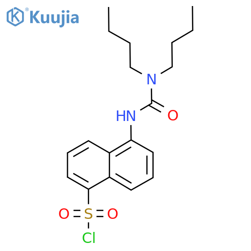 5-(Dibutylcarbamoylamino)naphthalene-1-sulfonyl Chloride structure